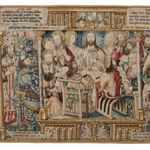 La Cène, tapisserie flamande du XVIème siècle © Abbaye de la Chaise-Dieu
