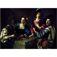 Nicolas Tournier Concert, avant 1620 Huile sur toile, 115 x 168 cm © Musée du B / Crédit : Nicolas Tournier Concert, avant 1620 Huile sur toile, 115 x 168 cm © Musée du Berry, Bourges