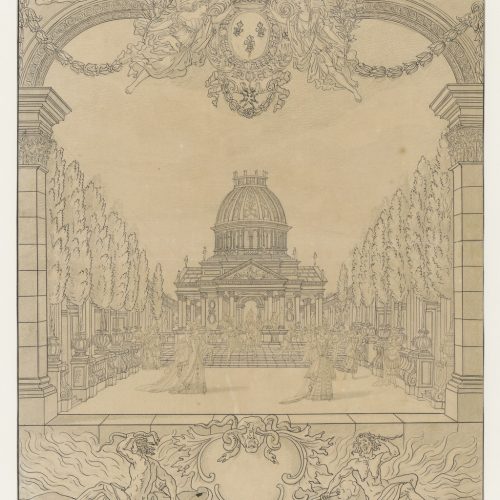 [Scène de l'opéra Achille et [ ]Berain Jean btvbm