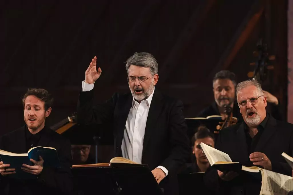 Gli Angeli Genève direction Stephan MacLeod (© Rencontres Musicales de Vézelay - Vincent Arbelet)